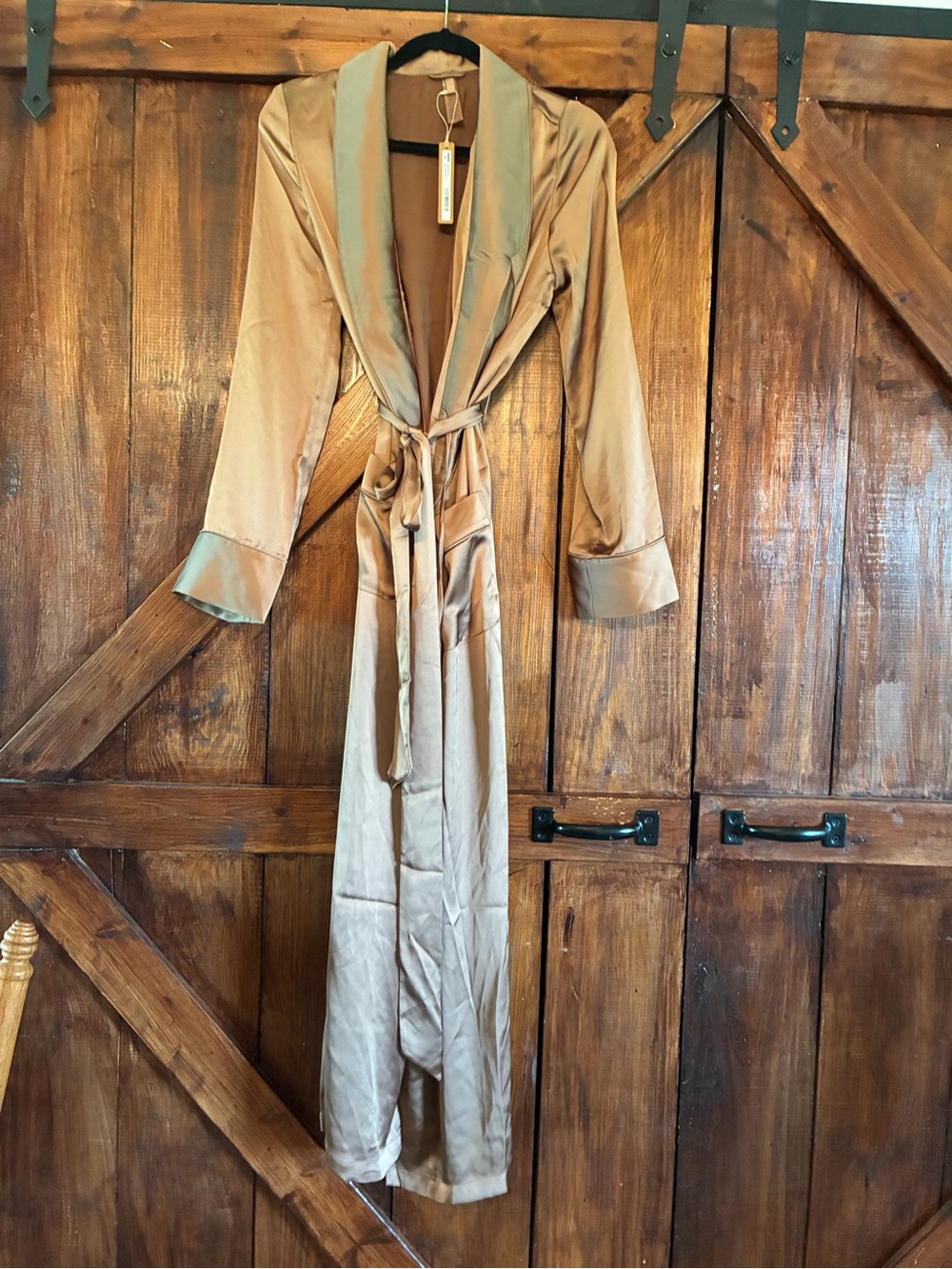 SKIMS Woven Shine Robe